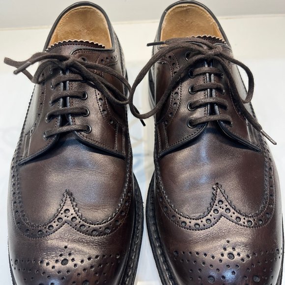 Church\'s Oxford Wingtip Brogues - Brown with \